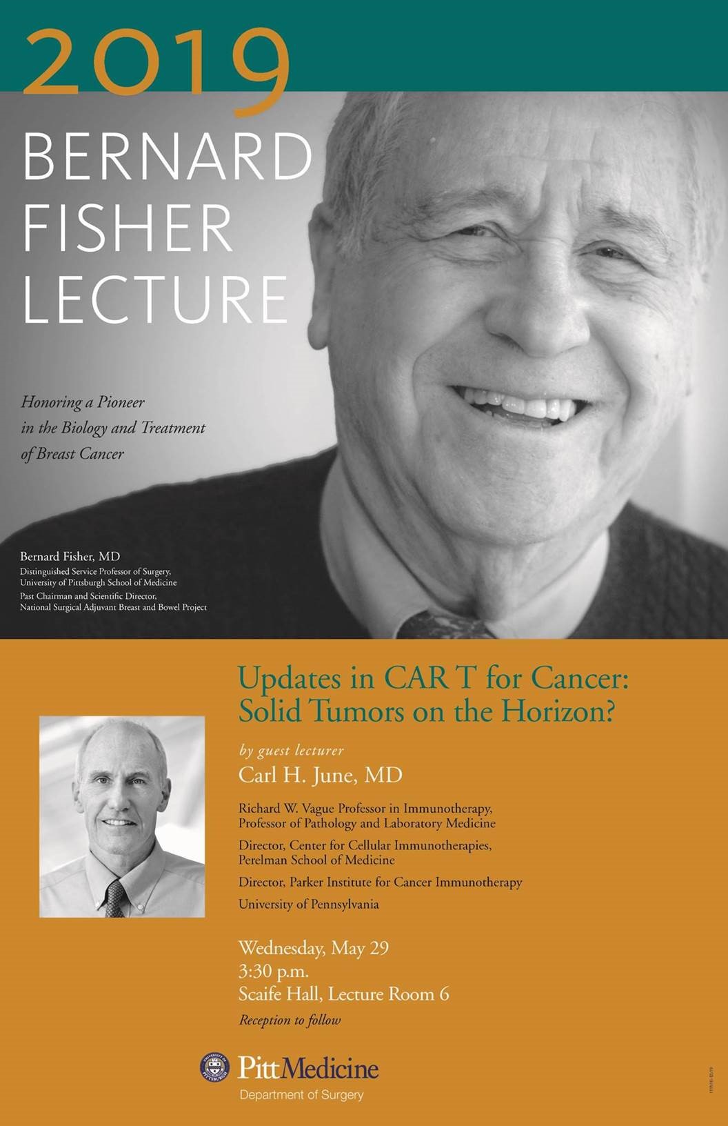 2019 Bernard Fisher lecture poster