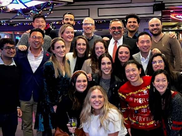 Holiday group photo