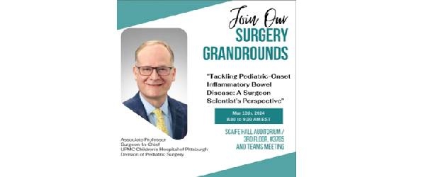 Grands Rounds Poster Featuring Dr Mollen