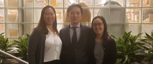 Drs. Melanie Ongchin, Andrew Lee, and Joanna Lee