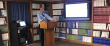Dr. Donald Keenan lecturing
