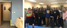 Research Administration and Finance team celebrate Pitt’s Homecoming